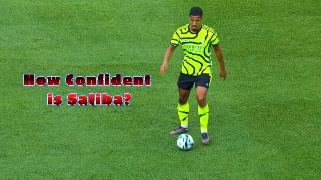 William Saliba's Confidence on the Ball is on  Another Level - William Saliba Pre-season Display