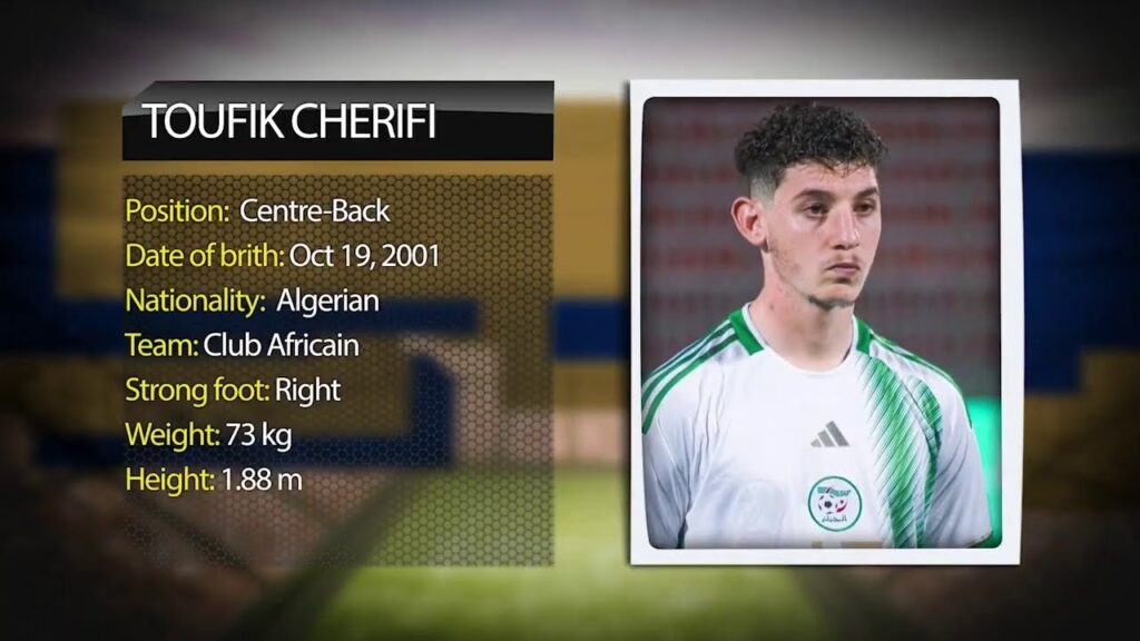 Toufik Cherifi - Central Defender - skills & highlights - Club Africian 2023