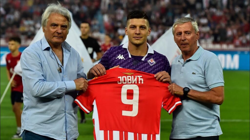 Luka Jović ponovo na "Marakani" (Crvena zvezda - Fiorentina 5:0, 26.07.2023)