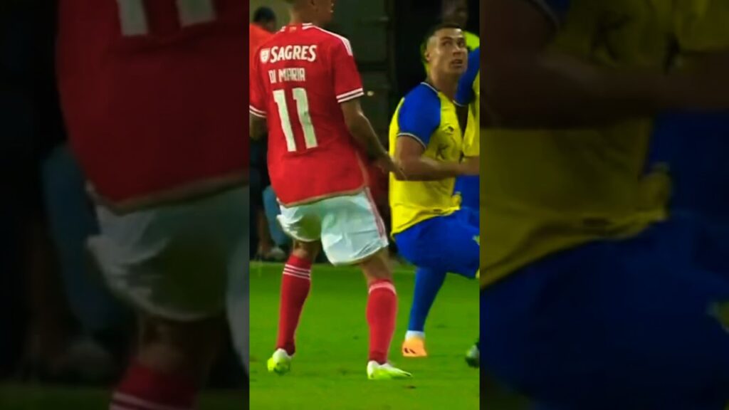 Angel Di Maria DESTROYS Cristiano Ronaldo 😳😳😳 #shorts #football #ronaldo