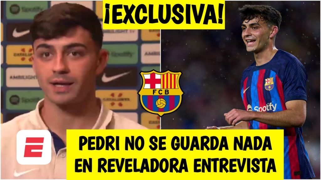 BARCELONA. A Pedri LE LLAMA LA ATENCIÓN seguir los pasos de Messi y jugar en la MLS | La Liga