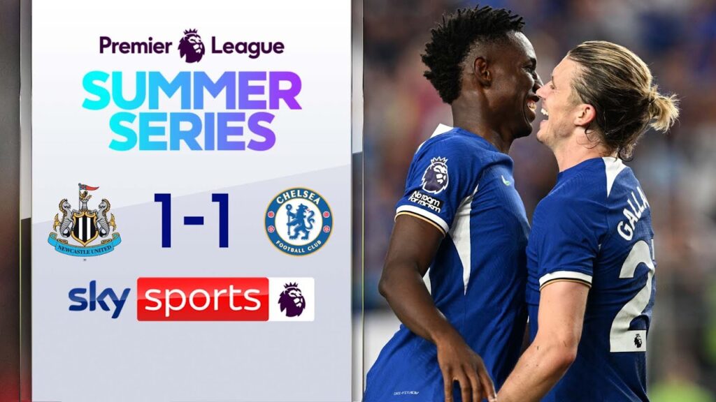 Nicolas Jackson scores again 🔥 | Newcastle 1-1 Chelsea | Premier League Summer Series highlights