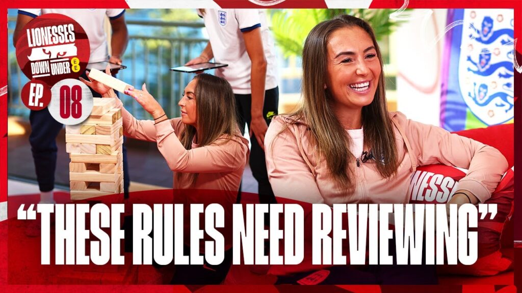 Katie Zelem Chats DJ Zelem & Takes On Giant Jenga! 😂 | Ep.8 | Lionesses Down Under Connected by EE
