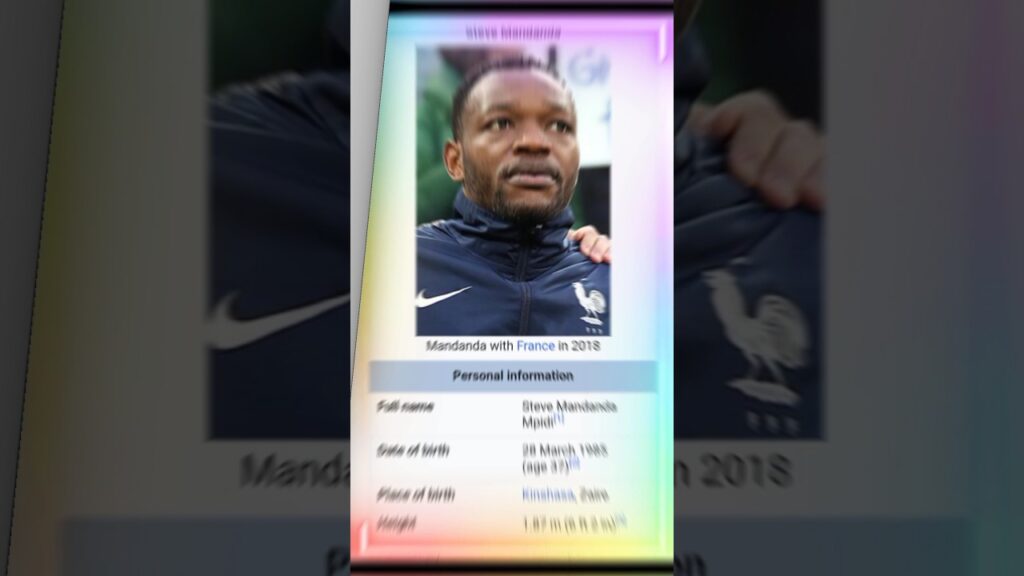 biography of Steve Mandanda football player. || #shorts || #football France biography of Steve Mandanda football player. || #shorts || #football France