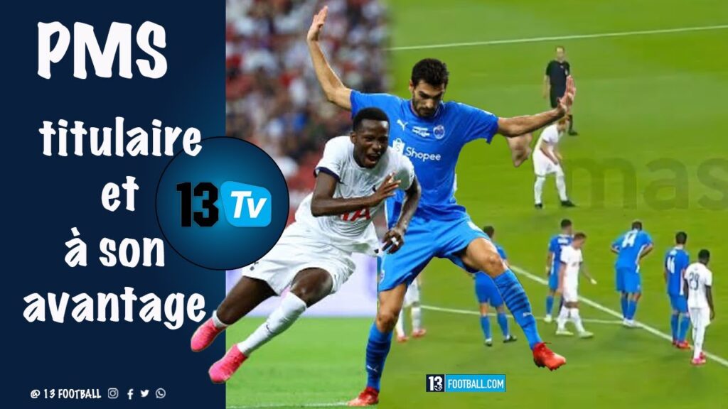 Pape M Sarr titulaire en amical provoque un pénalty et réalise une belle mi- temps avec les Spurs