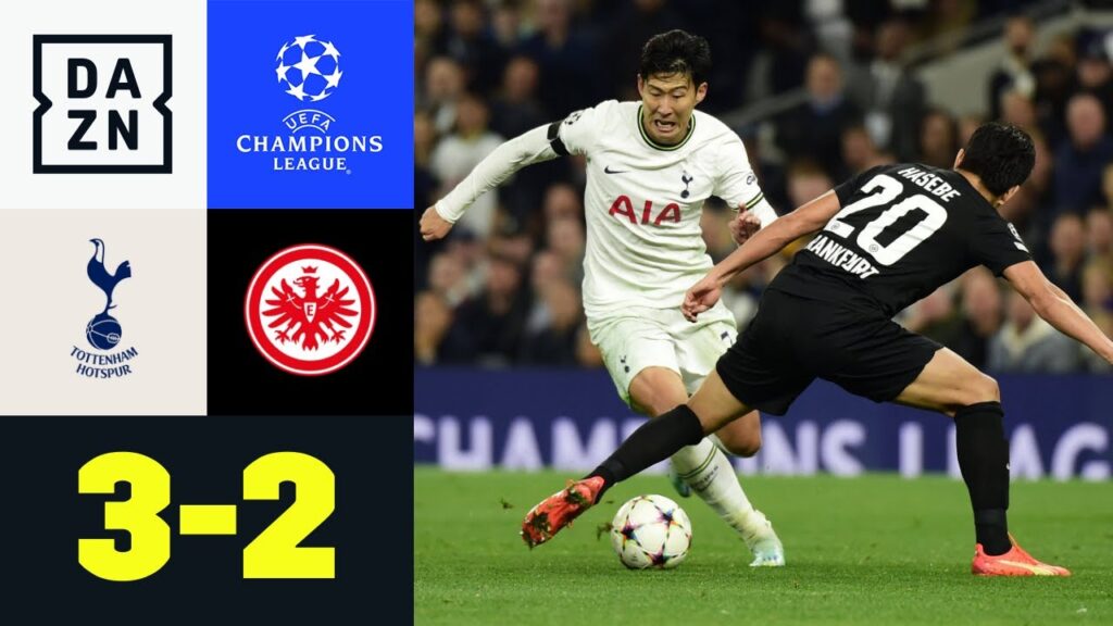 Tottenham Hotspur - Eintracht Frankfurt 3:2 | UEFA Champions League | DAZN Highlights