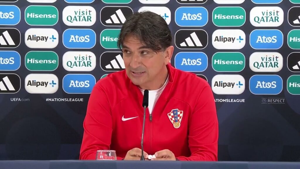 Croatia head coach Zlatko Dalic after his side losing National League final to Spain on penalties