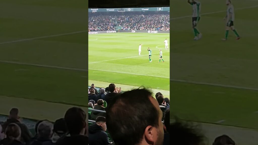 William Carvalho Betis!! Impresionante ovación del Villamarín en partido contra el Madrid. 05-03-23