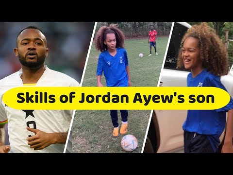 The incredible skills of Jordan Ayew's 9-year-old son who is the next Abedi Pele