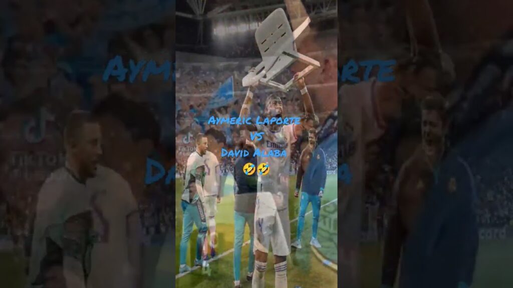 Aymeric Laporte celebrando la Champions League 😞 #championsleague #mancity #laporte #Alaba