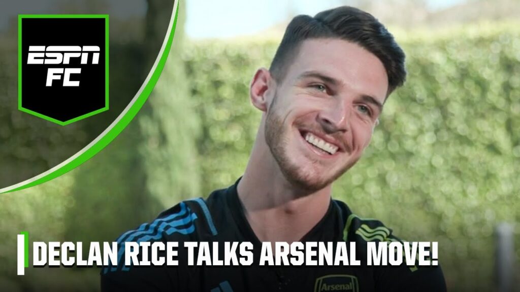 Declan Rice FULL INTERVIEW: ‘No added pressure after £100million move to Arsenal!’ | ESPN FC Declan Rice FULL INTERVIEW: ‘No added pressure after £100million move to Arsenal!’ | ESPN FC
