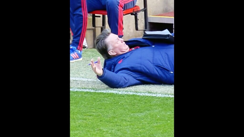 Touchline theatrics from Louis van Gaal