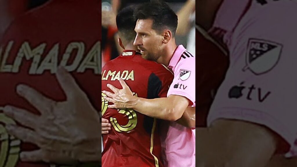 MESSI le cumplió el SUEÑO a THIAGO ALMADA | #shorts