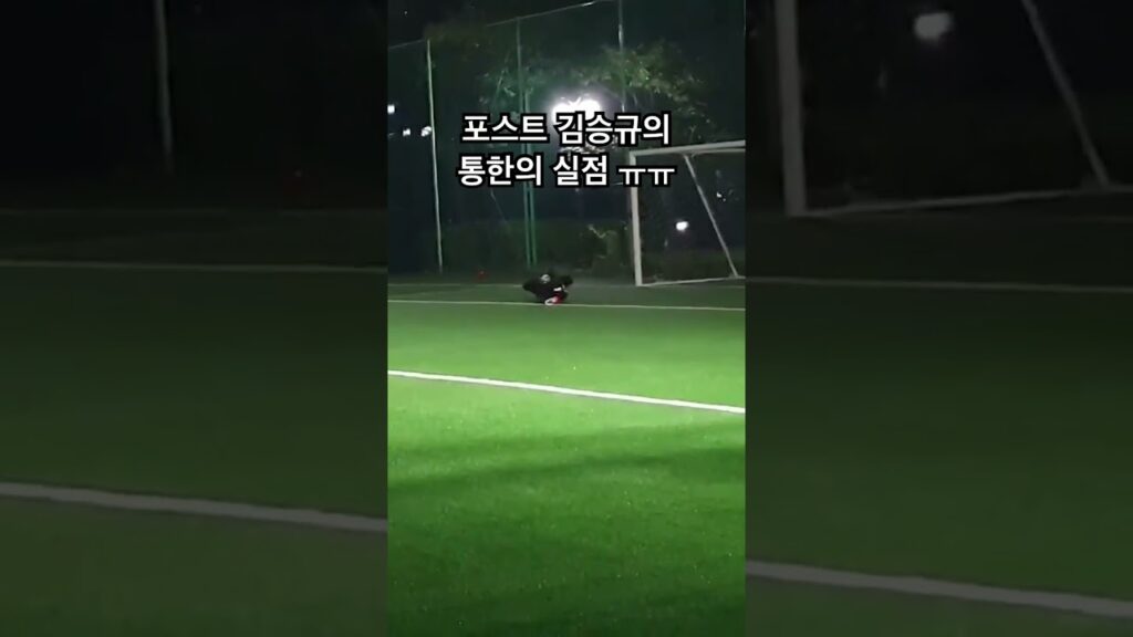 비 오는 날 땅볼은 정말 어렵다… #골키퍼 #김승규 #goalkeeper