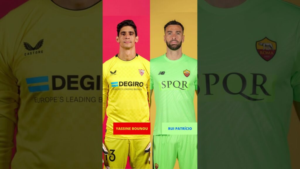 YASSINE BOUNOU VS RUI PATRÍCIO NA SUA OPINIÃO QUEM É O MELHOR GOLEIRO?