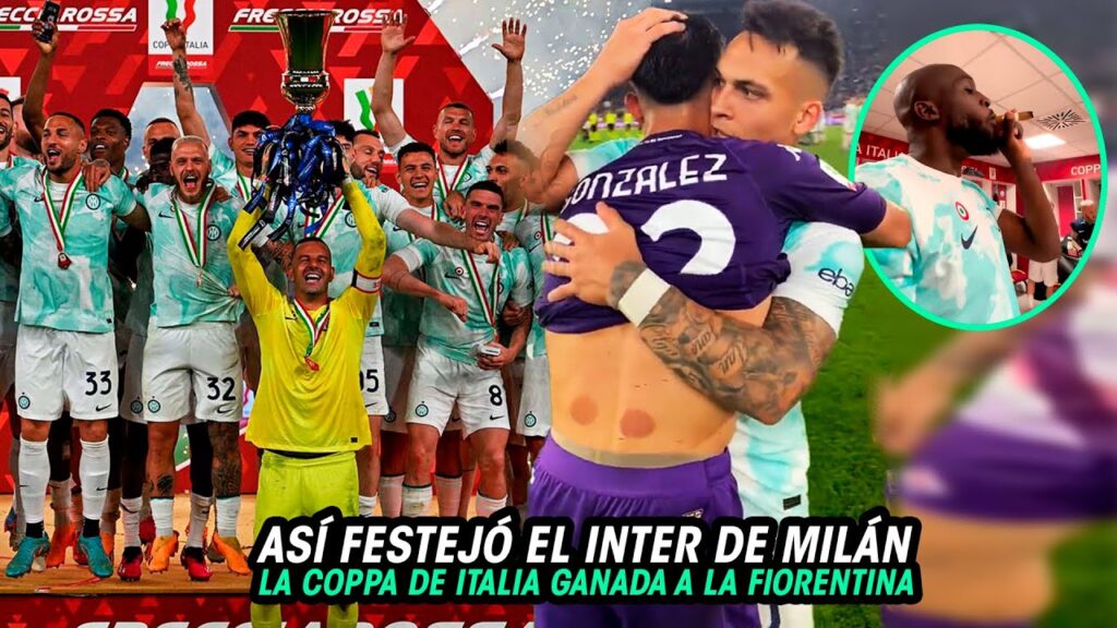 Así FUE el GRAN GESTO de LAUTARO MARTINEZ con NICO GONZALEZ en los FESTEJOS del INTER CAMPEÓN