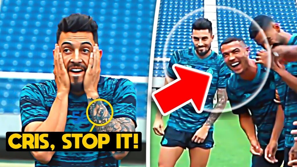 Cristiano Ronaldo & Alex Telles First Al Nassr Training in Japan 🤣😂