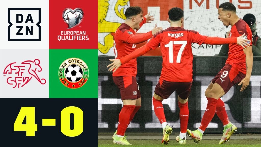 Ekstase in Luzern! Nati sicher in Katar dabei: Schweiz - Bulgarien 4:0 | European Qualifiers | DAZN