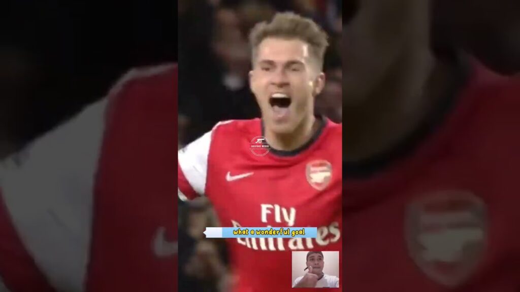 wonderfull goal by Ramsey !#shorts #fyp#emiratesstadium #arsenal #aaronramsey