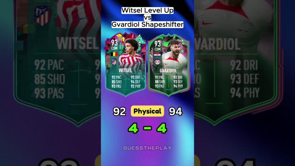 Axel Witsel or Gvardiol | FIFA Level Up and Shapeshifters #shorts Axel Witsel or Gvardiol | FIFA Level Up and Shapeshifters #shorts