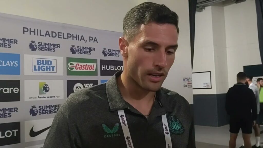 Newcastle United Anthony Gordon & Fabian Schar 7/23/23