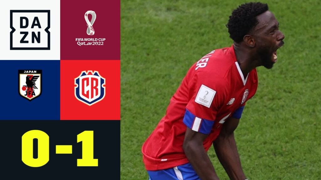 Wahnsinn in den Schlussminuten! Costa Rica bezwingt Japan: Japan - Costa Rica 0:1 | WM 2022 | DAZN