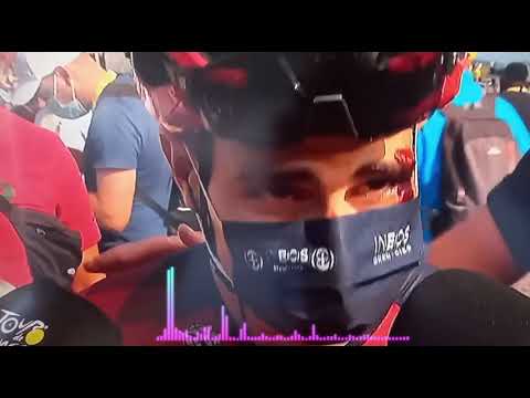 Declaraciones de Carlos Rodríguez después de su caída en la etapa 20 •Tour de Francia 2023