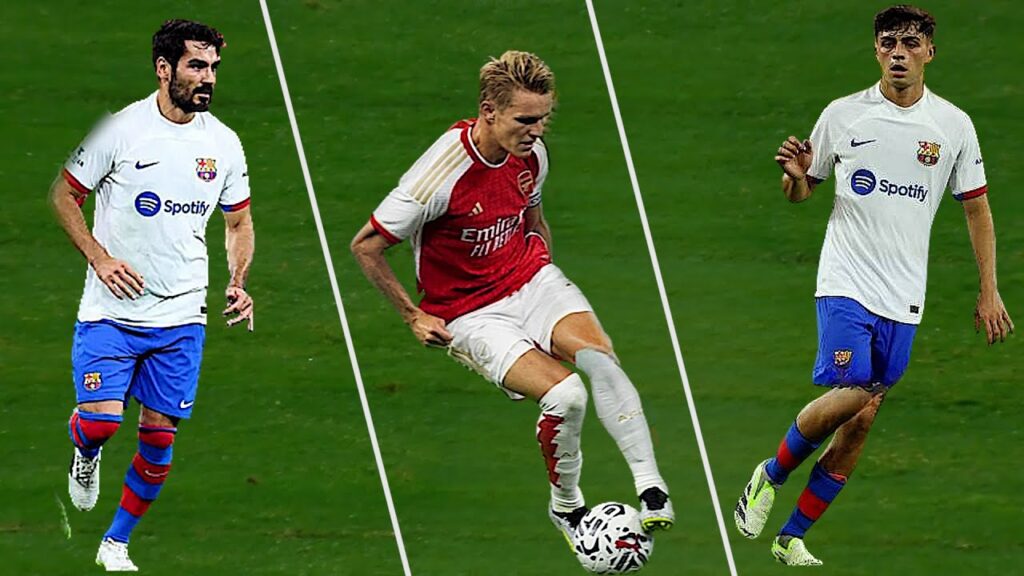 Martin Odegaard Showed Level to Gundogan & Pedri