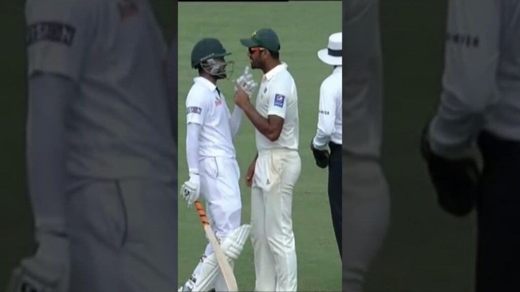 Shakib al Hasan fight with Wahab Riaz #wahabriaz #shakibalhasan  #bangladesh