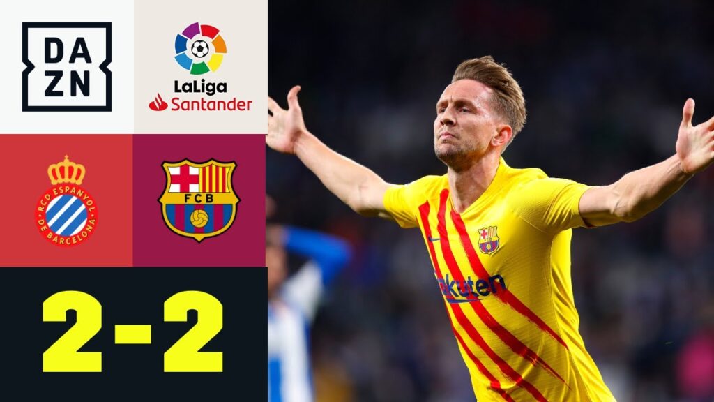 Drei Platzverweise und de Jong Ausgleich in 90+6: Espanyol - FC Barcelona 2:2 | LaLiga | DAZN