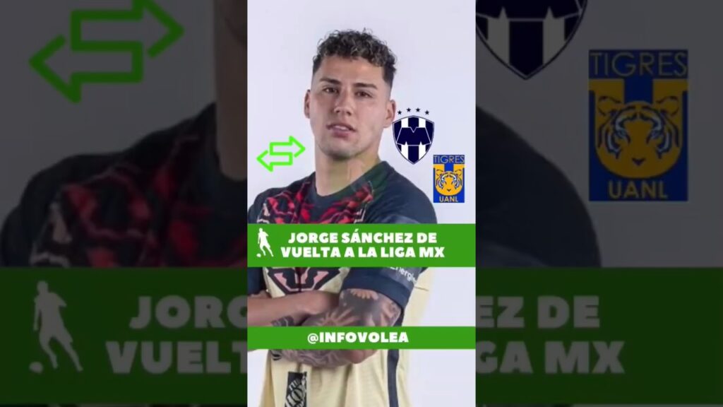 JORGE SÁNCHEZ DE VUELTA A LA LIGA MX #futbolmexicano