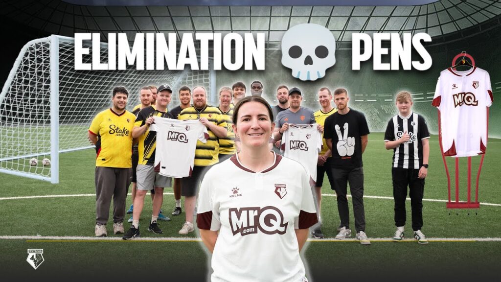Elimination Pens With Fans & Watford Stars! 🎯 | Away Kit Launch