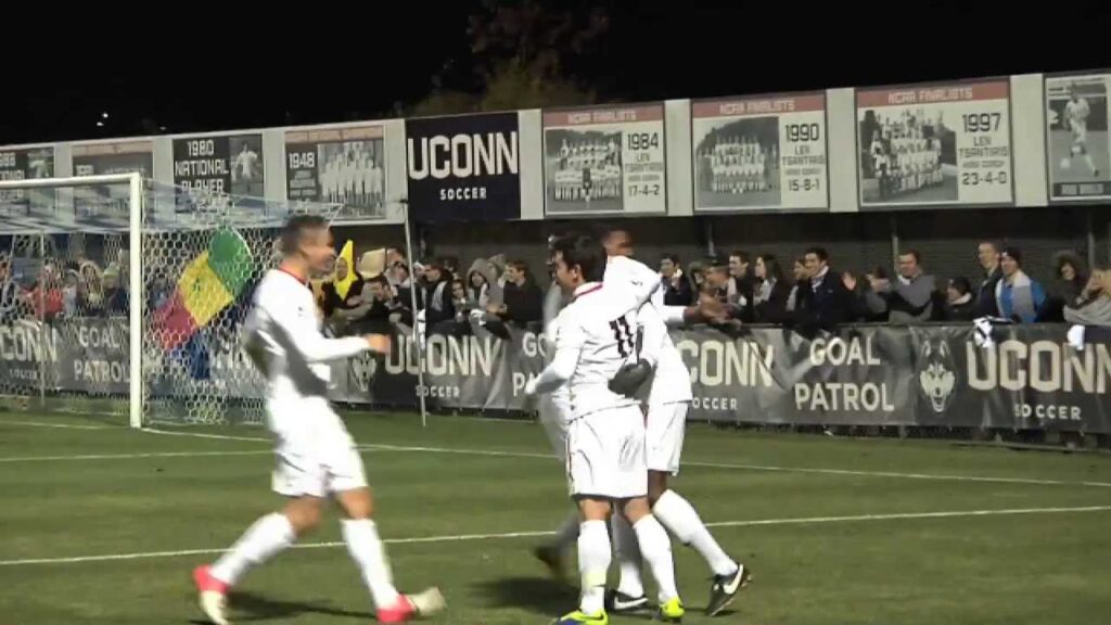 UConn Soccer Shuts Out SMU 5-0 in AAC Quarterfinals