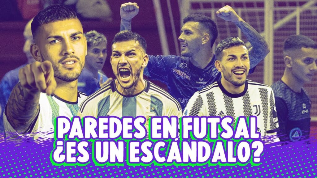 LEANDRO PAREDES JUGANDO al FÚTBOL 5 - El FUTSAL de la SELECCIÓN