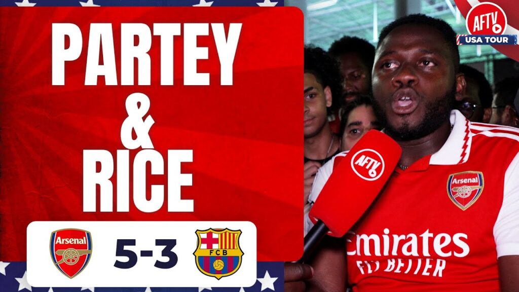 Arsenal 5-3 Barcelona | Partey & Rice Need To Play Together!