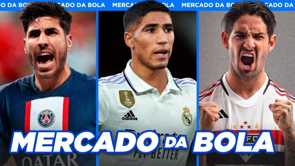 HAKIMI QUER VOLTAR PRO REAL MADRID│ASENSIO FICA PERTO DE JOGAR NO PSG e+ - Mercado da Bola 2023