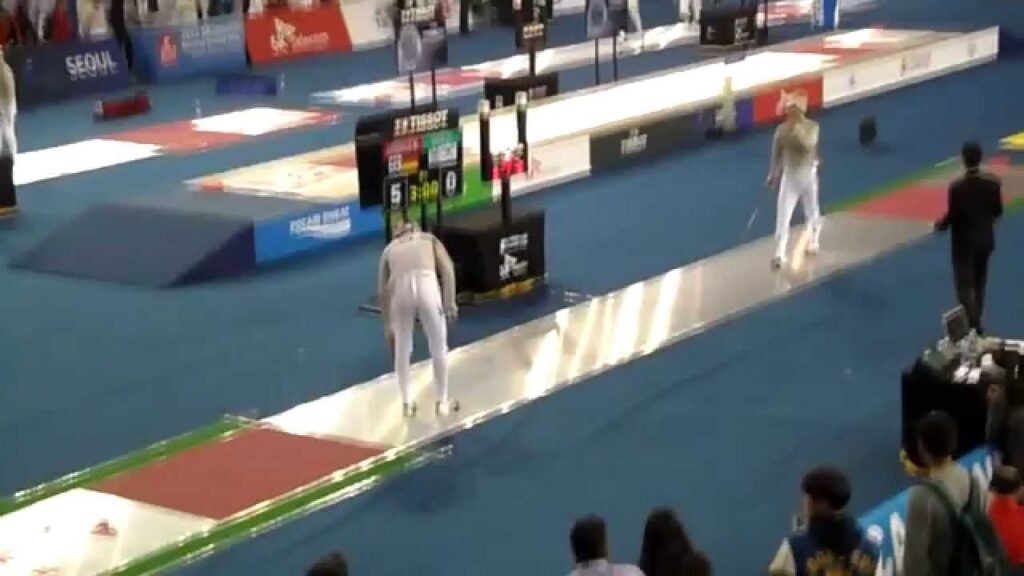 15.03.29 T32 LIMBACH Nicolas(GER) vs WON Woo Young(KOR) - 2015 Seoul Fencing MS Grand Prix