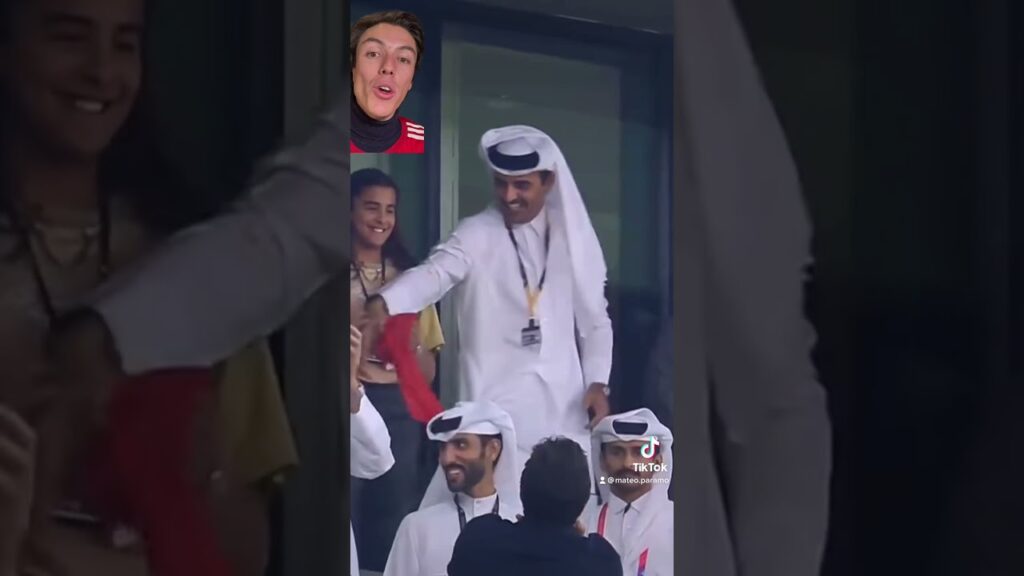 El Emir de Qatar celebra la victoria de Marruecos