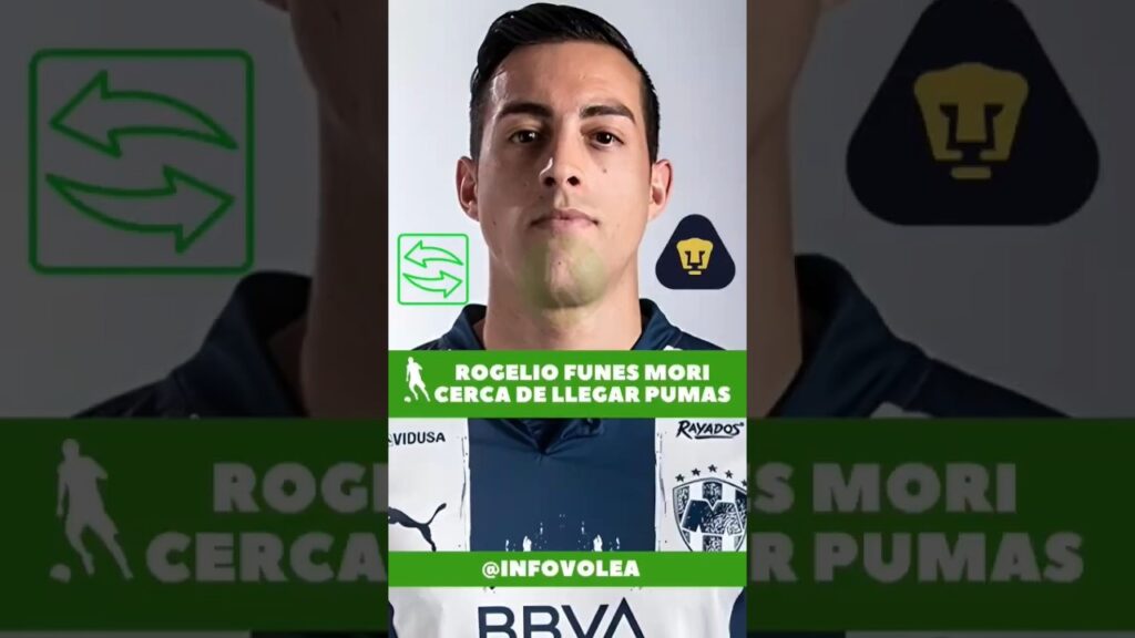 ROGELIO FUNES MORI A PUMAS #futbolmexicano