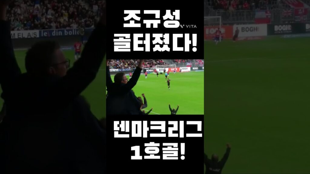조규성! 덴마크리그 첫골!
