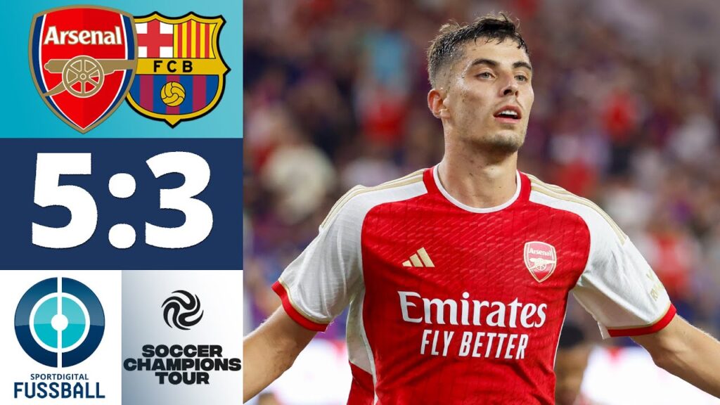 Kai Havertz trifft bei 8-Tore-Spektakel!  | Arsenal - FC Barcelona