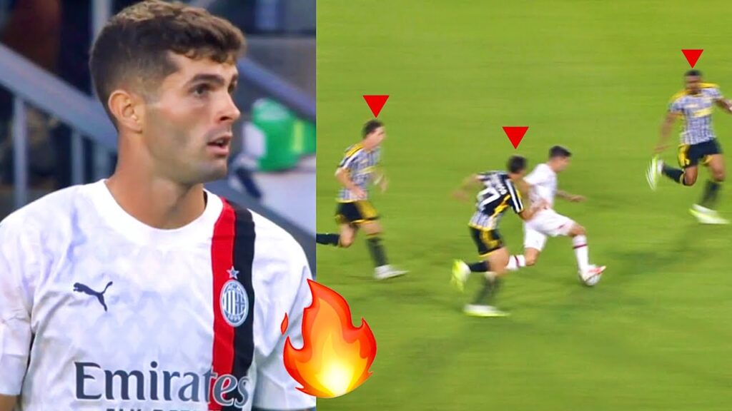 Christian Pulisic vs Juventus | Playing as Right Winger | ALL SKILLS 🇺🇸