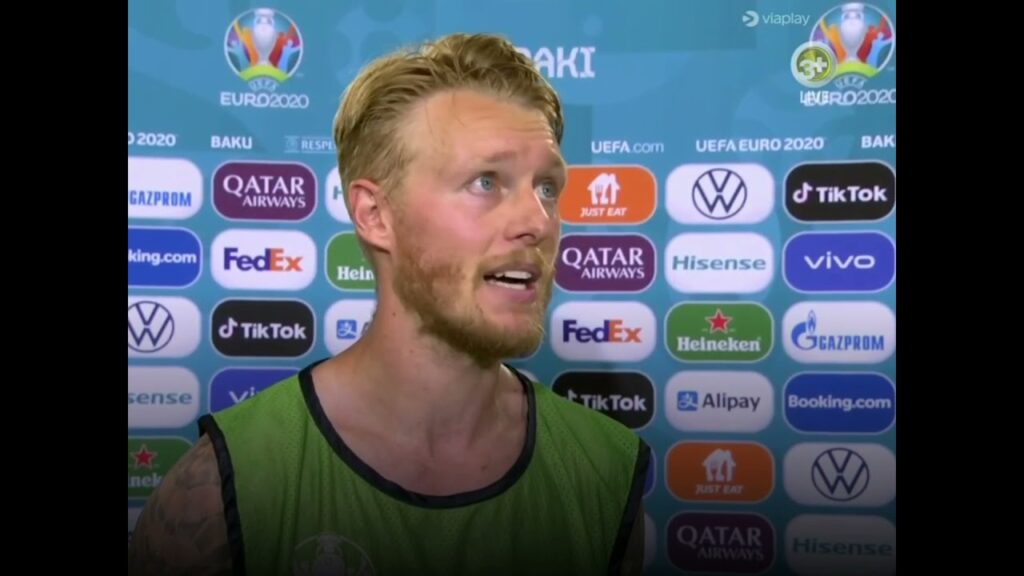 Interview Simon Kjær after Czech Republic against Denmark