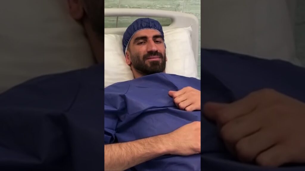 علیرضا بیرانوند قبل از ورود به اتاق عمل #پرسپولیس #اختصاصی #بیرانوند