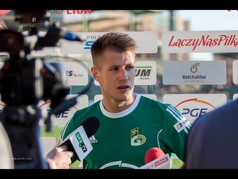 Piłkarze PGE GKS po porażce z Miedzią Legnica