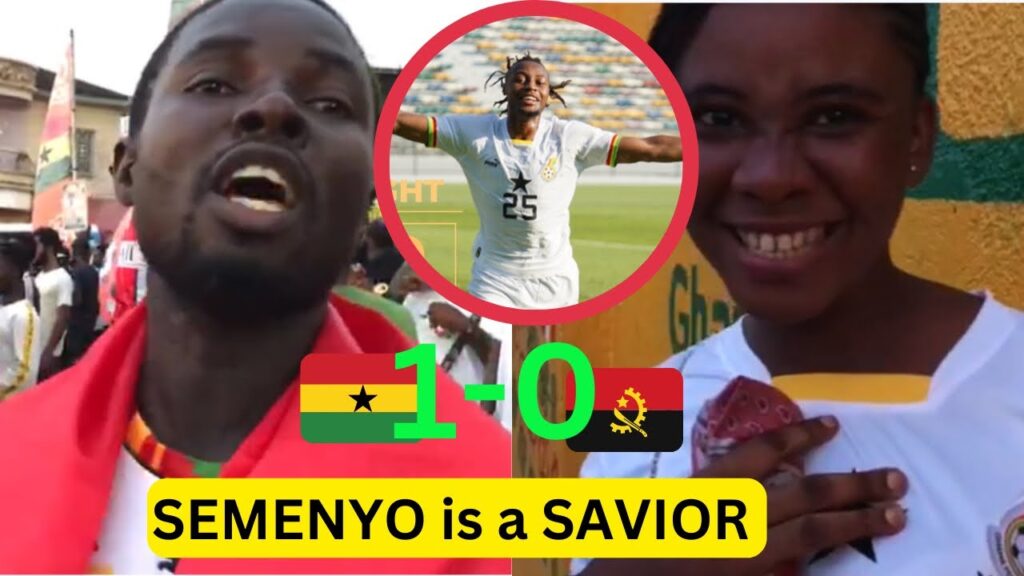 GHANA 1-0 ANGOLA : FANS REACTIONS AFTER ANTOINE SEMENYO’S LAST MINUTE GOAL FOR BLACK STARS