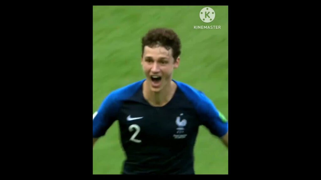 Wonderful goal by Benjamin pavard 🤯 #football #worldcup #edit #shorts