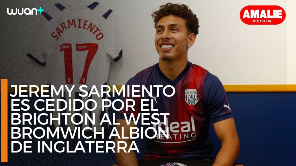Jeremy Sarmiento es cedido por el Brighton al West Bromwich Albion de Inglaterra #tiempodeportivo