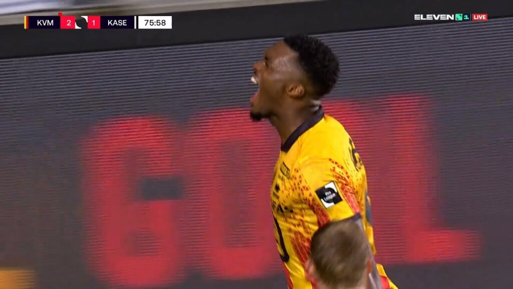 Goal Julien Ngoy vs Eupen (2-1)