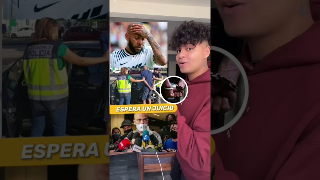 EN LA #CÁRCEL 😨 El jugador de #futbol #danialves continuará su proceso en cárcel #viral